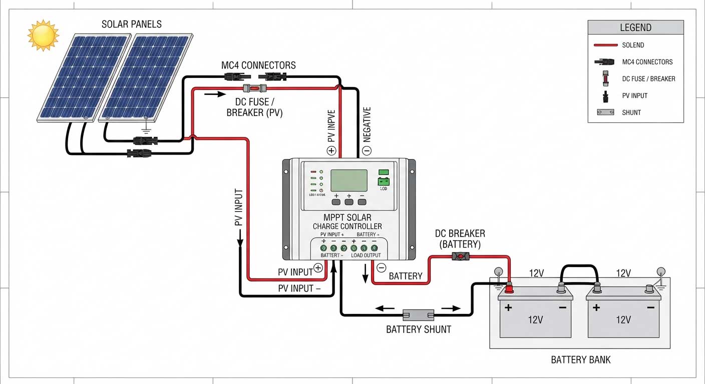 How to Connect Solar Panels to Charge Controller: Complete Wiring Guide 3 3gfdshdsg