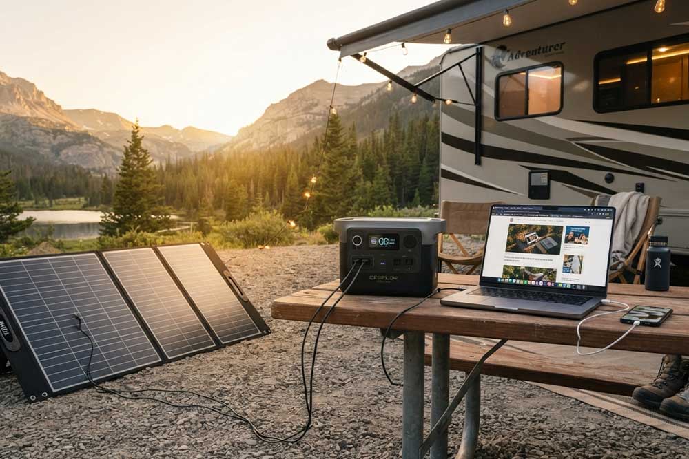 What can 100 watt solar panel run?
