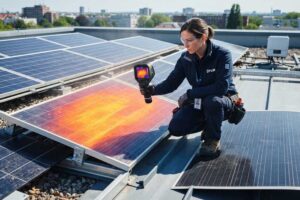 how hot do solar panels get?