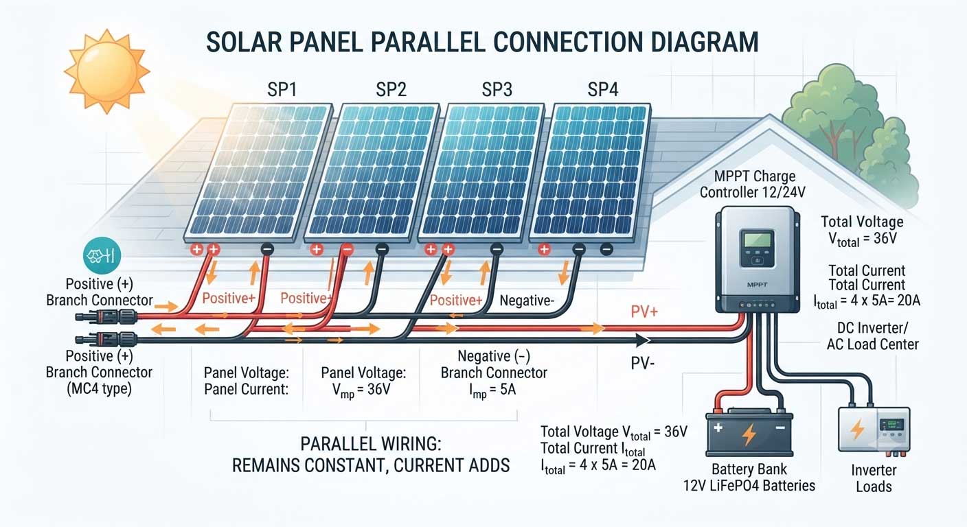Solar Panels in Parallel vs Series: A Complete Guide to Solar Panel Wiring 3 3gfdshgfdsjfg