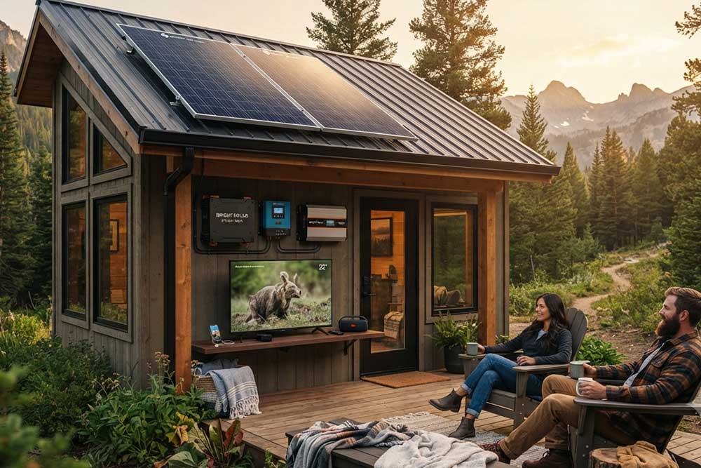 Will a 200 watt solar panel run a tv?