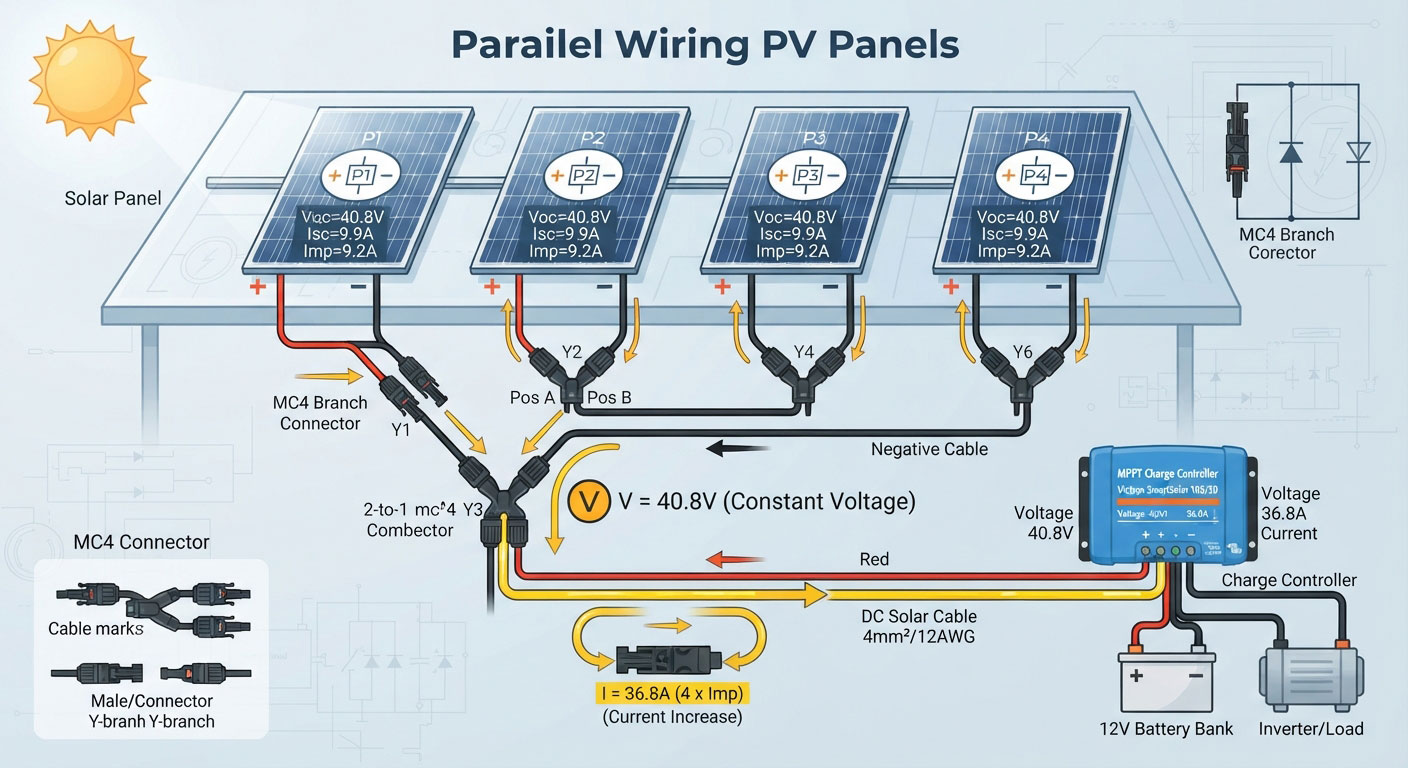 Series and Parallel Solar Panels: How to Connect Solar Panels Correctly 4 4hgfdshsfds