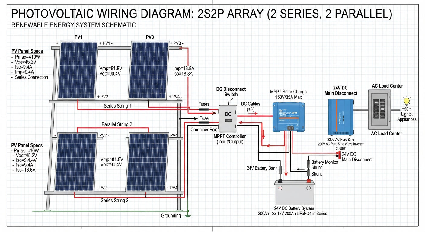 Series and Parallel Solar Panels: How to Connect Solar Panels Correctly 5 5gfdshfds