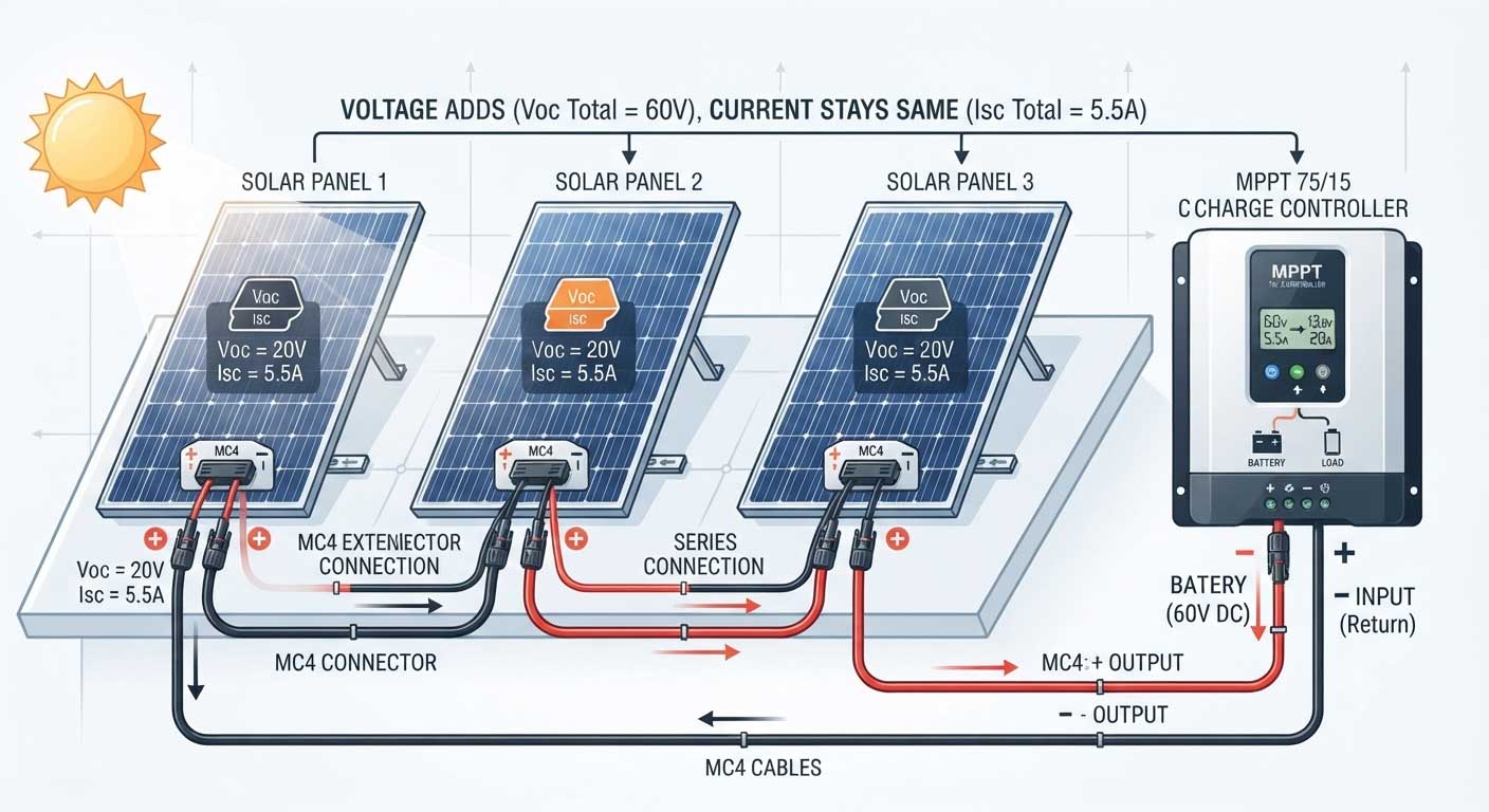 Solar Panel Voltage vs Current Explained: Understanding Volts, Amps, and Power 6 5gfdshgfdhfg