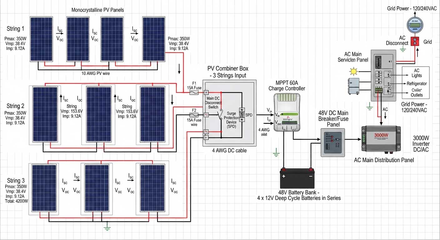 Solar Panels in Parallel vs Series: A Complete Guide to Solar Panel Wiring 5 5hgfdshgfdsh