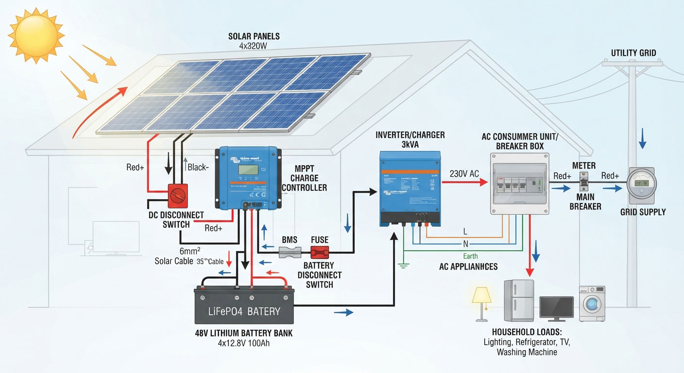 Series and Parallel Solar Panels: How to Connect Solar Panels Correctly 6 6gfdshgfd