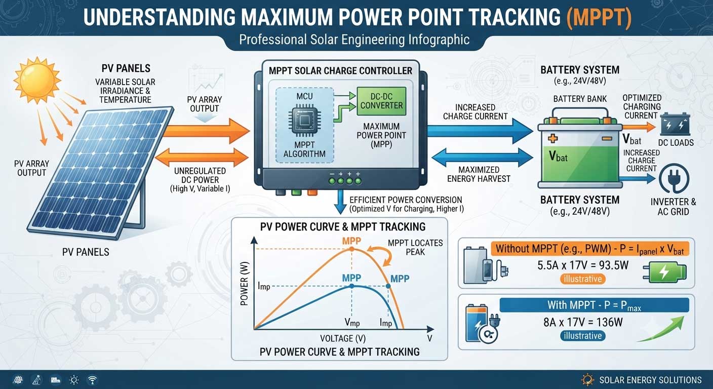 MPPT vs PWM Charge Controller for Solar Panels: Complete Comparison Guide 5 mppt vs pwm comparison chart 5