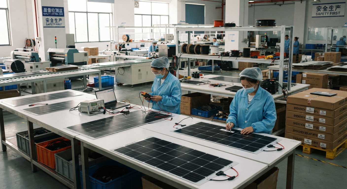 100W Flexible Solar Panel - RV & Off-Grid 8 100W Flexible Solar Panel OEM and Wholesale Production 8
