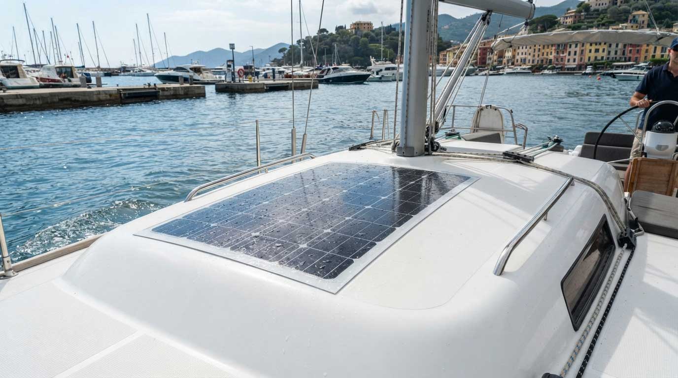 100W Flexible Solar Panel - RV & Off-Grid 5 100W Flexible Solar Panel for Marine and Boat Applications 5