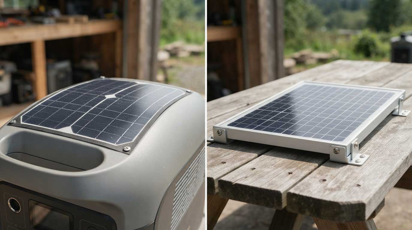 10W Flexible Solar Panel: Compact Power for Portable and Off-Grid Use 6 10w flexible vs rigid solar panel 6