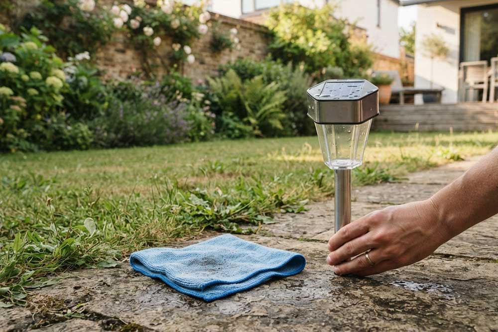 how to clean a solar light panel? how to clean a solar light panel?