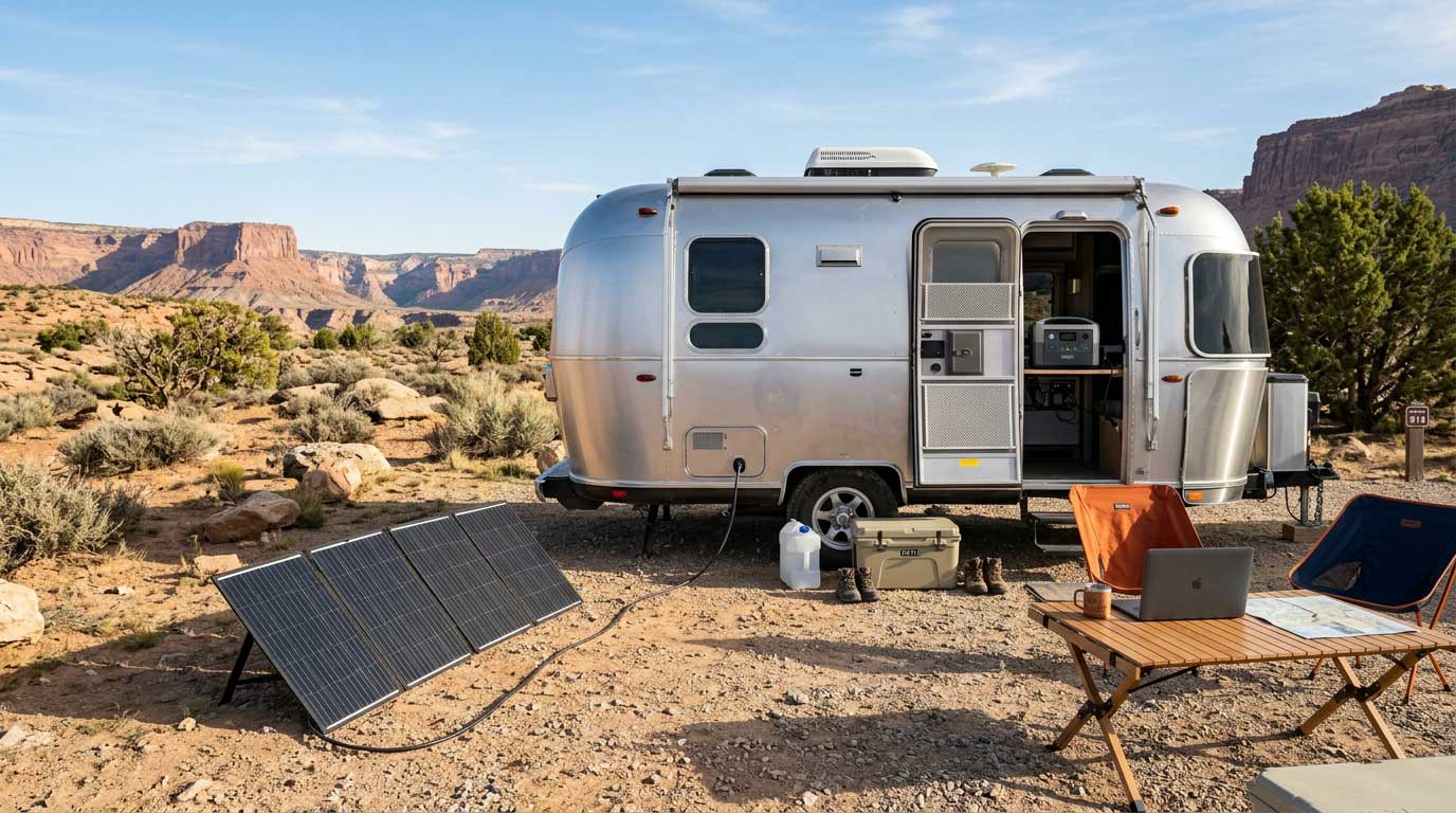 Portable Solar Panels with Battery Storage: Complete Guide 3 600W Portable Solar Panel and Battery System for an RV 3