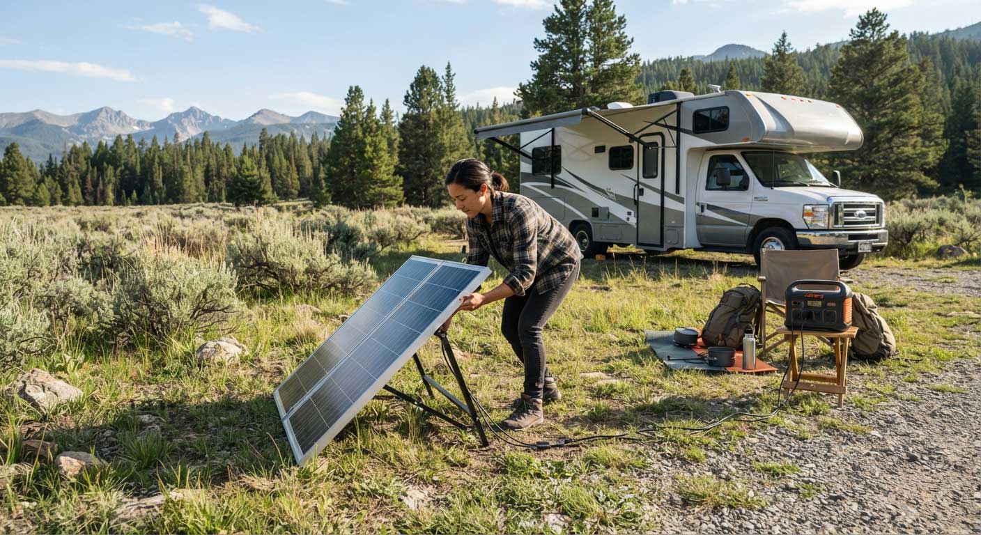 what way should solar panels face? 2 Adjusting Portable Solar Panel Direction Outdoors