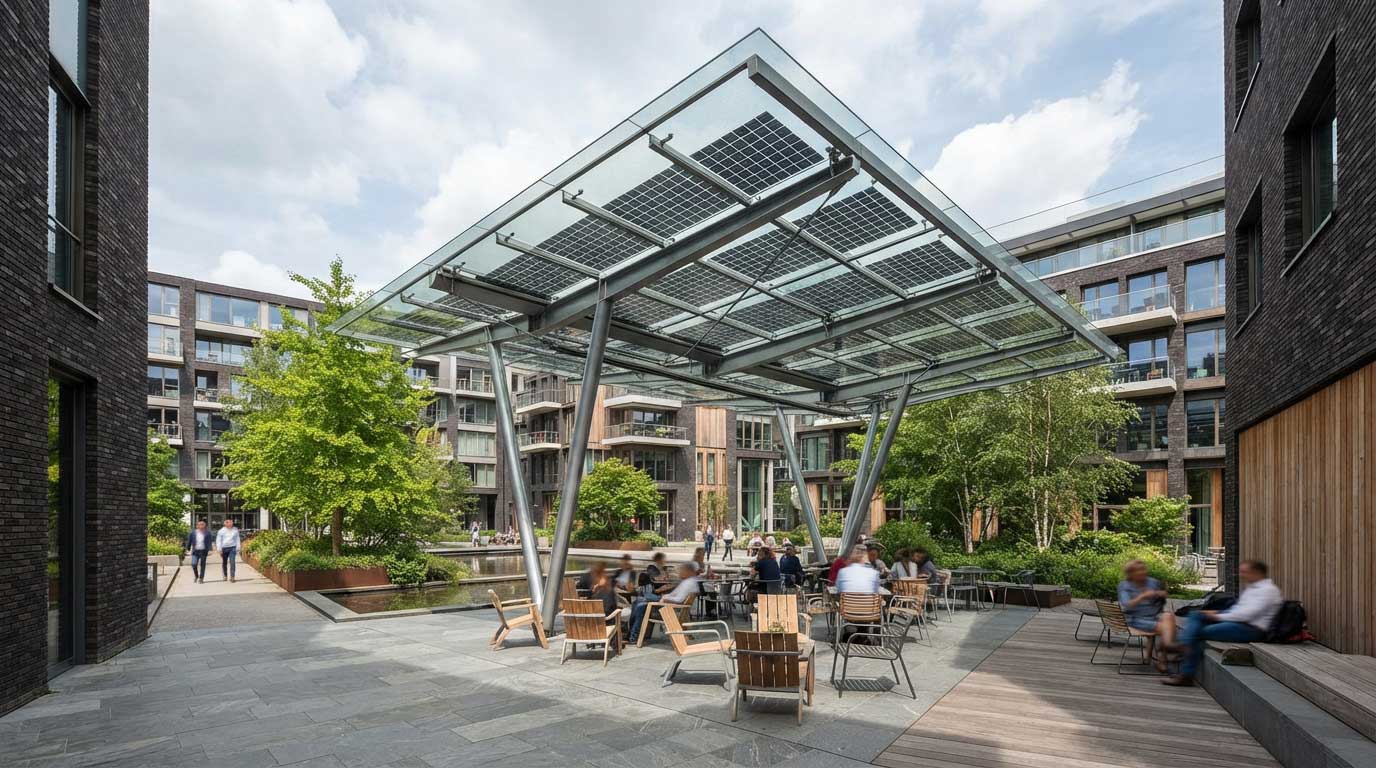 Clear Flexible Solar Panels: Benefits, Uses and Buying Guide 1 Clear Flexible Solar Panels for Daylight Friendly Canopies