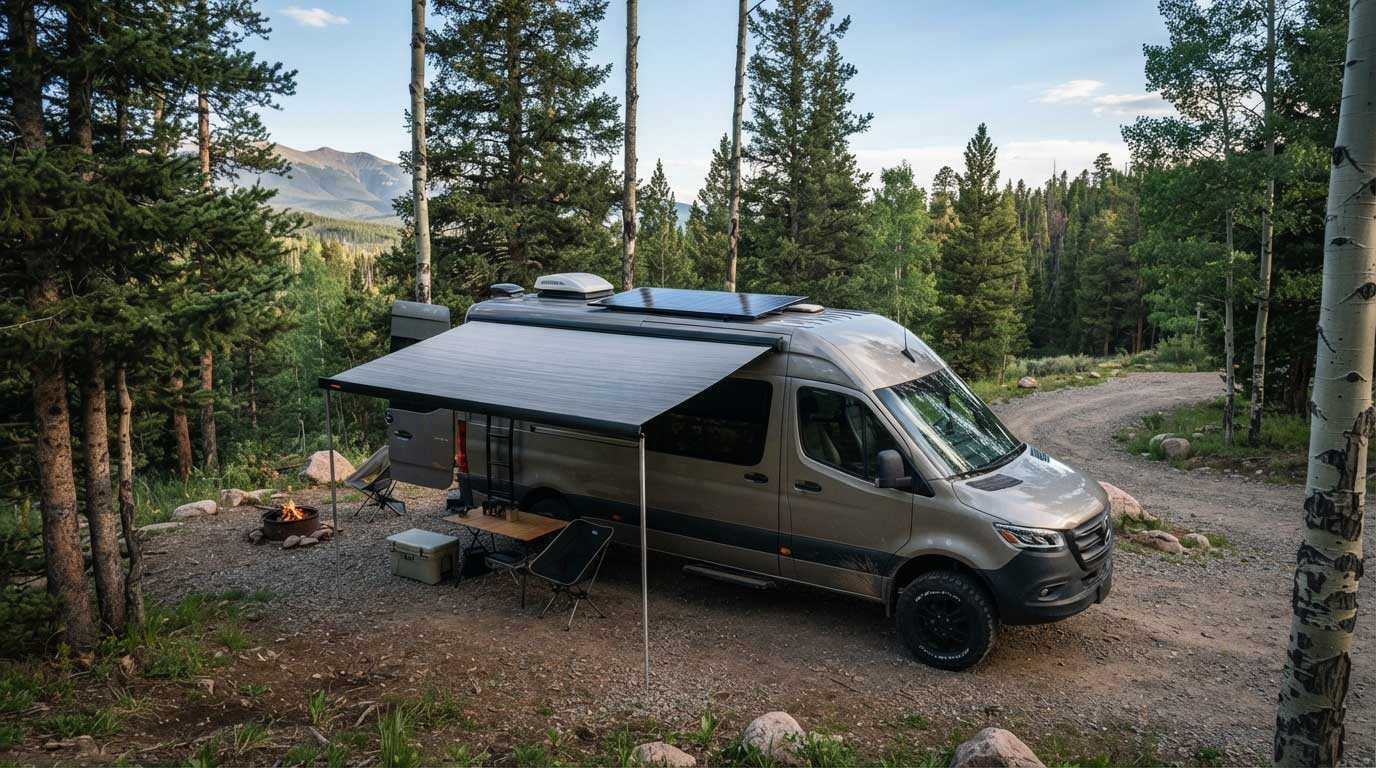 Flexible 200W Solar Panel for RV and Campervan Applications