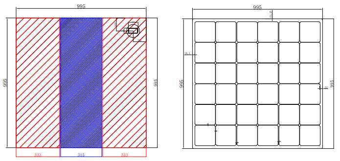 Custom Mono Semi- Flexible Solar Panel 1 Flexible Solar Panel Dimensions and Junction Box Design
