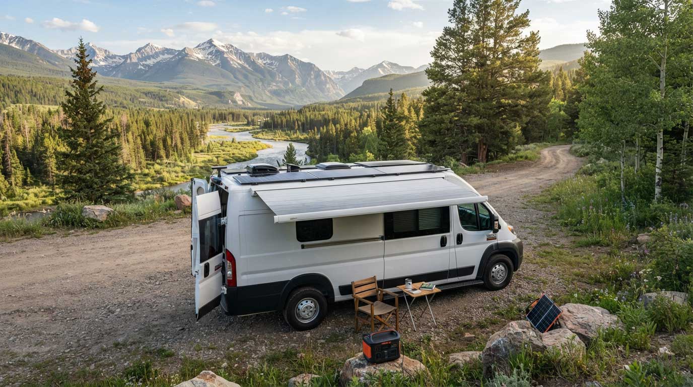 how many kilowatts does a solar panel generate? 2 Flexible Solar Panel Power on an RV Roof