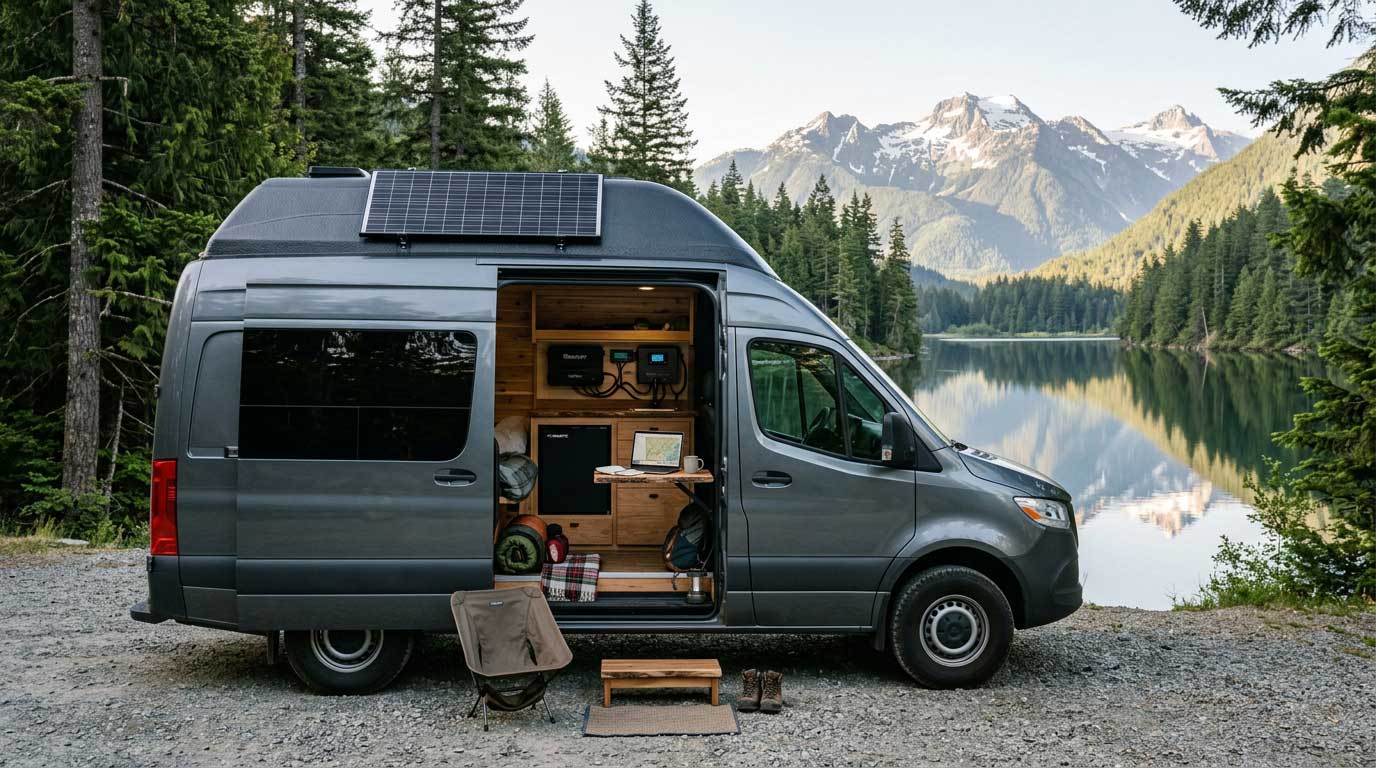 Solar Camping Gear: A Practical Guide to Off-Grid Power 2 Flexible Solar Panel for Campervan Camping 2