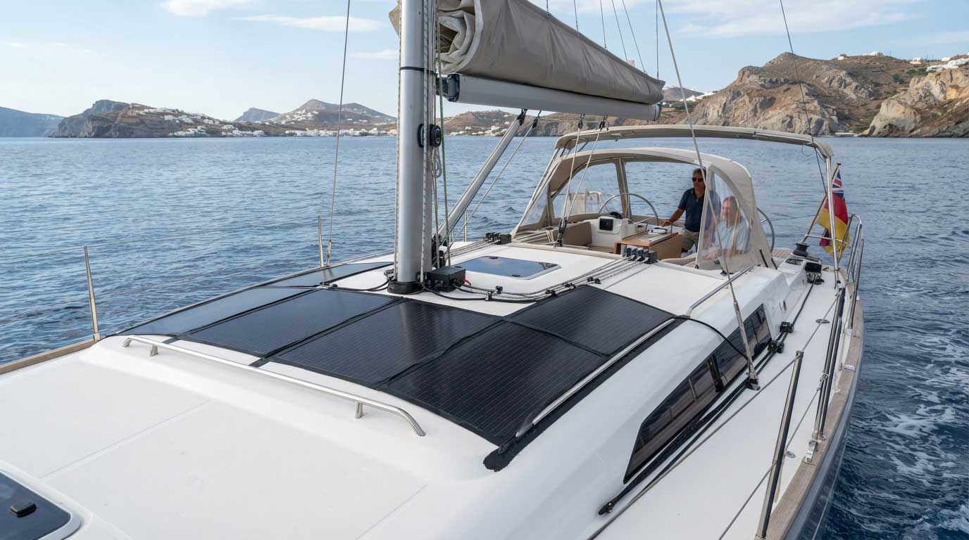 Are Solar Panels Flexible? Types, Bending Limits, and Uses 3 Flexible Solar Panel for Marine and Boat Applications 3