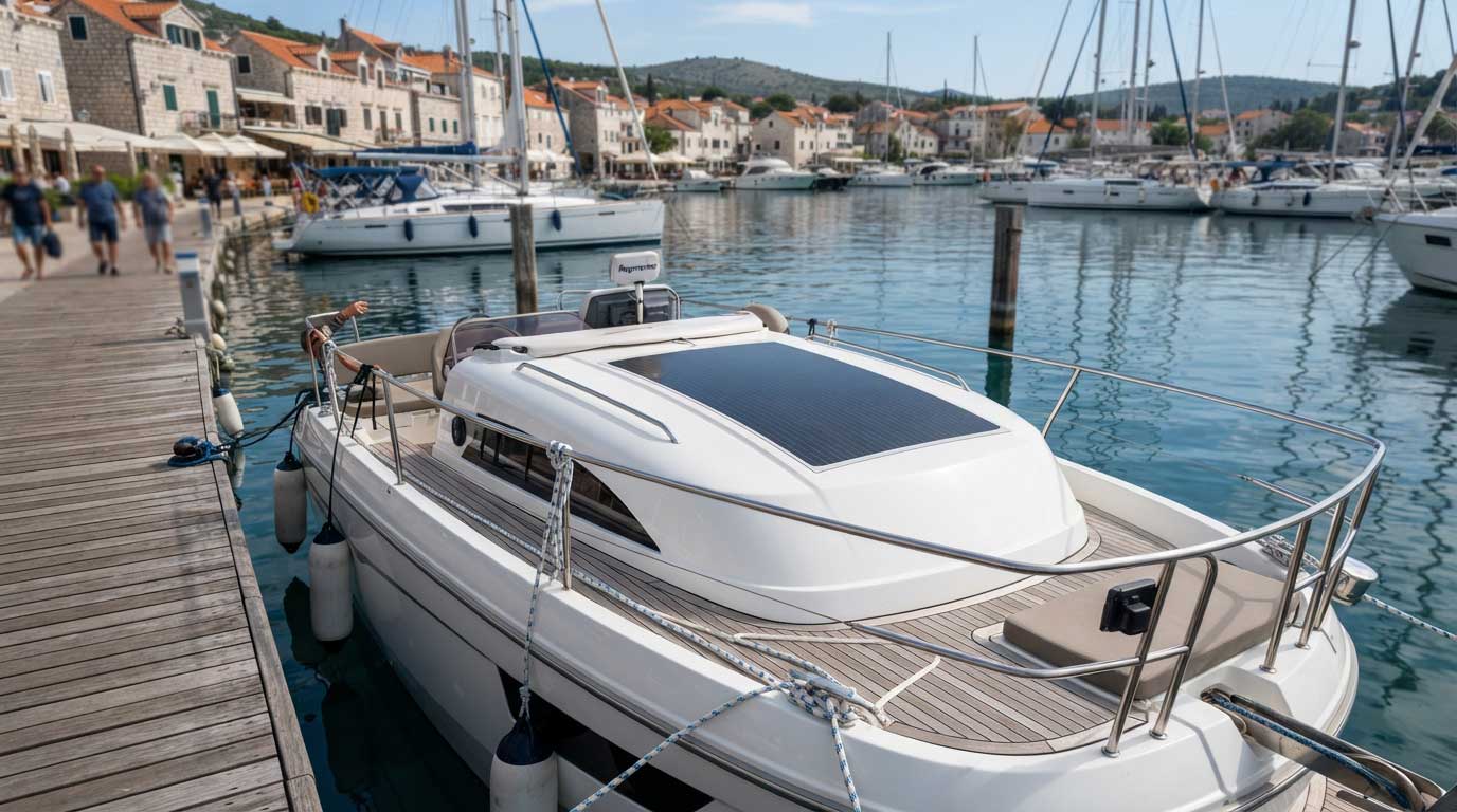 Flexible 300W Solar Panel: Output, Uses and Installation Guide 2 Flexible Solar Panel for a Recreational Boat