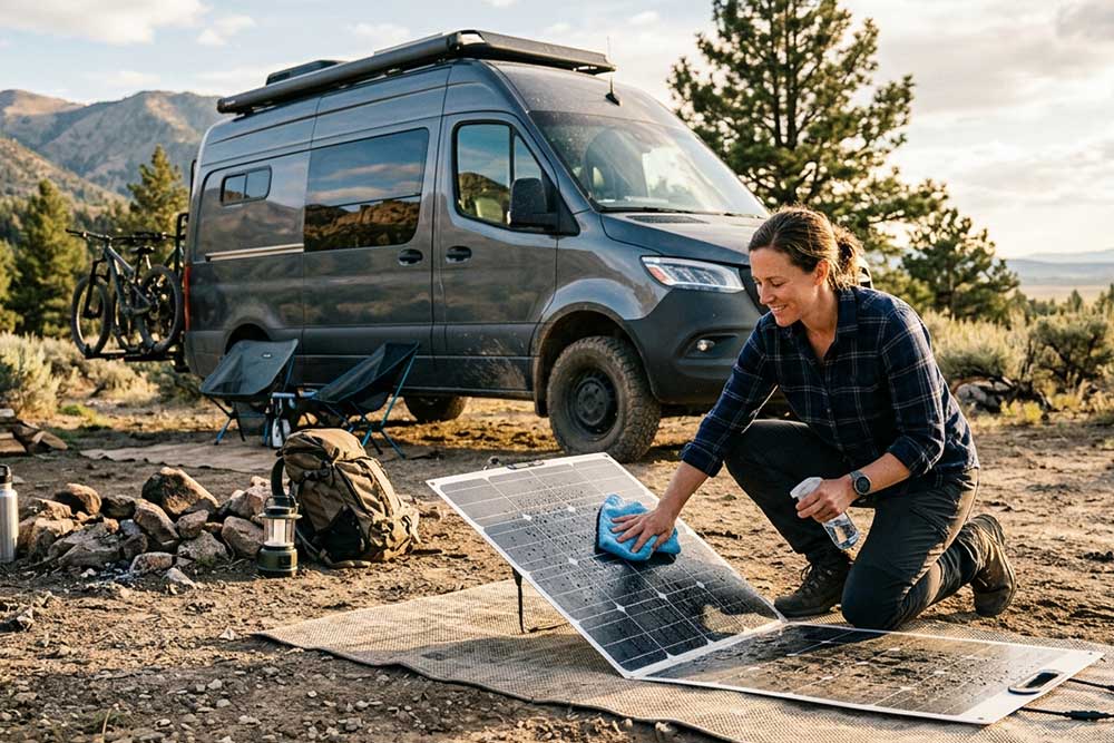How to Clean Portable Solar Panels?