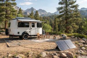 how to hook up portable solar panels to rv?