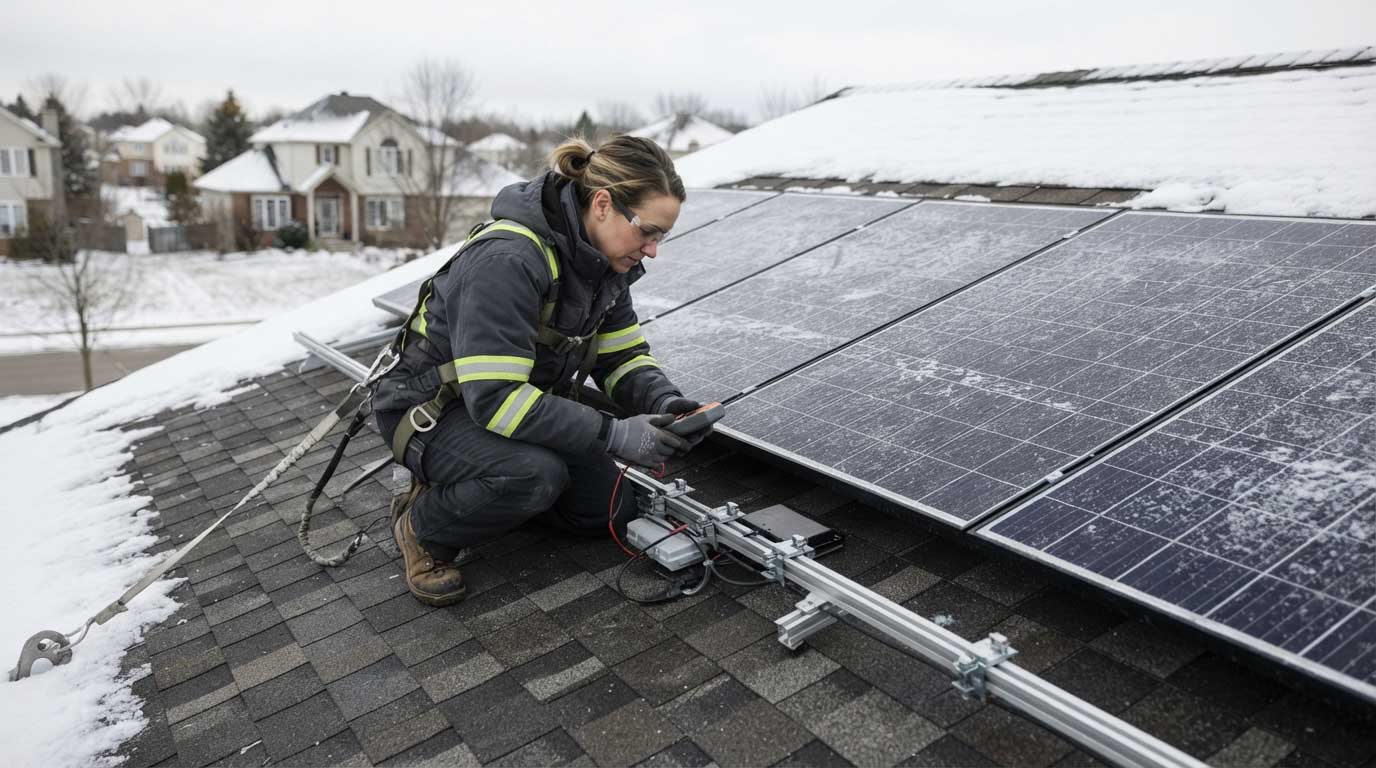 Does Cold Weather Affect Solar Panels? 2 Inspecting Solar Panels for Winter Readiness