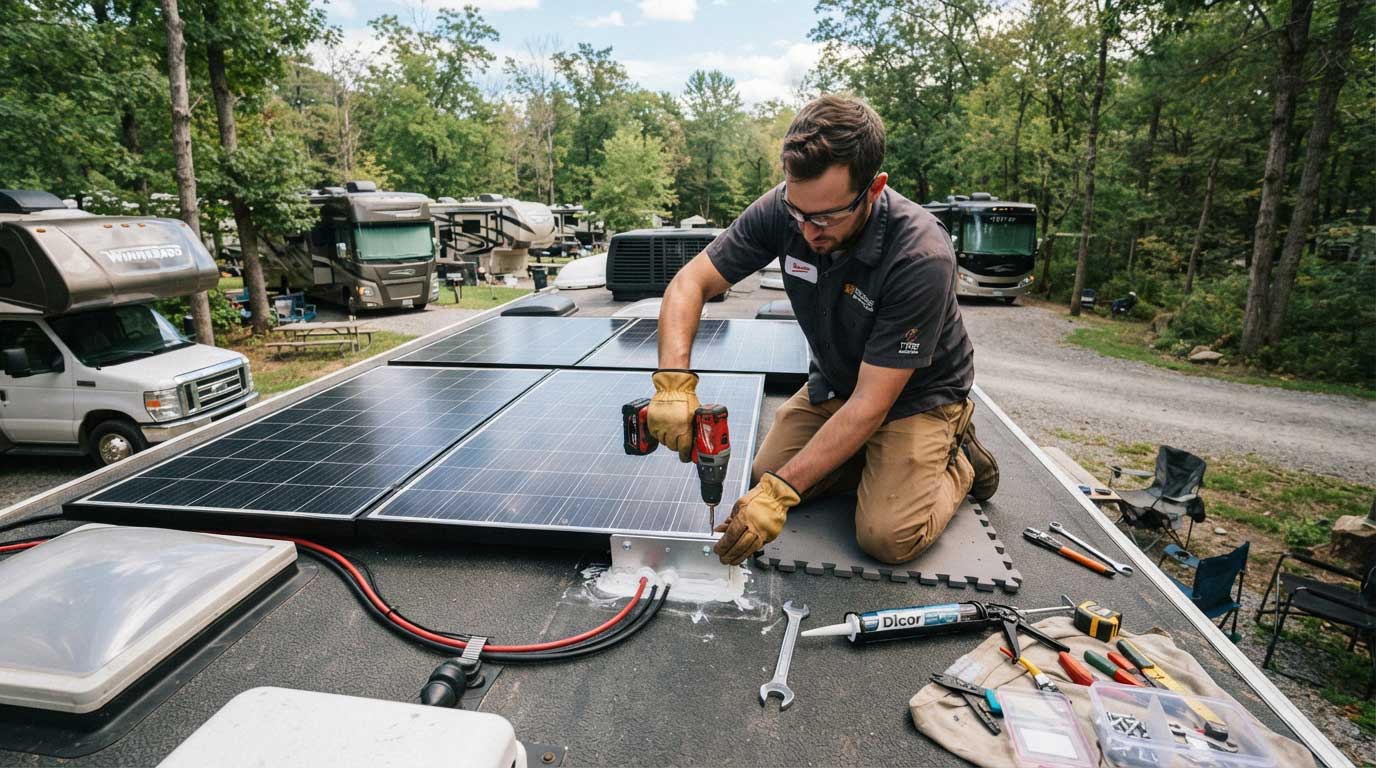 400w Solar Panel Size: Dimensions, Power Output, and Installation Guide 2 Installing 400W Solar Panels on an RV Roof or Off Grid System 2