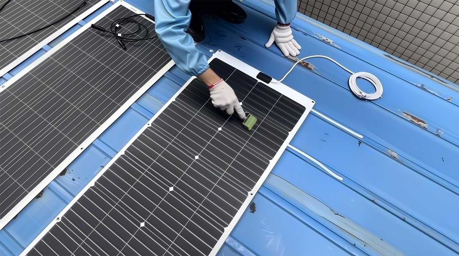 Installing a 100W Flexible Solar Panel 31