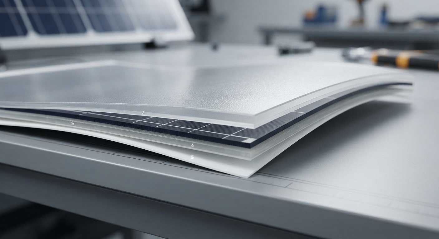 What a Solar Panel Is Made Of? 1 Internal Structure of a Flexible Solar Panel 1