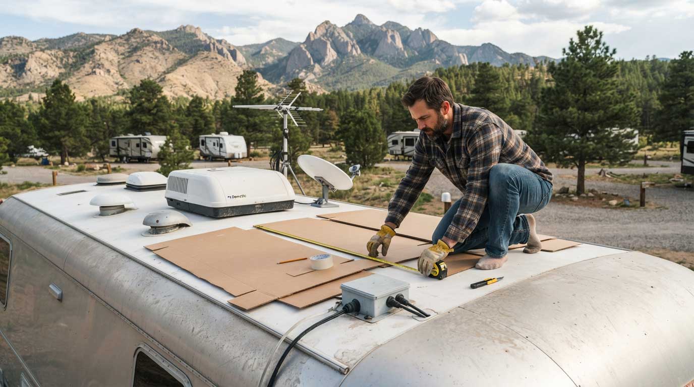 Solar Panels on RV Roof: Complete Guide for Off-Grid RV Power 1 Planning Solar Panels on RV Roof Before Installation 1