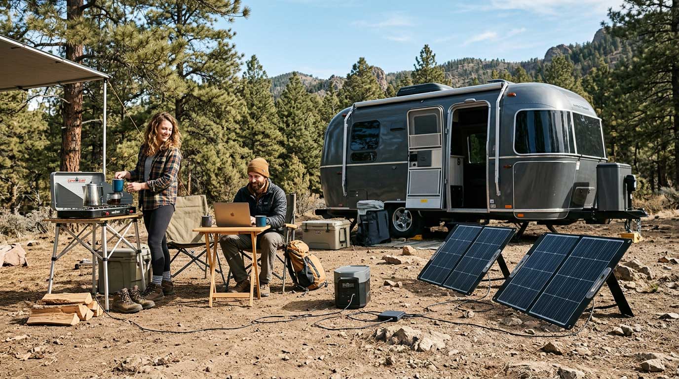 Portable Solar Panels with Battery Storage: Complete Guide 1 Portable Solar Panels with Battery Storage for RV Camping 1