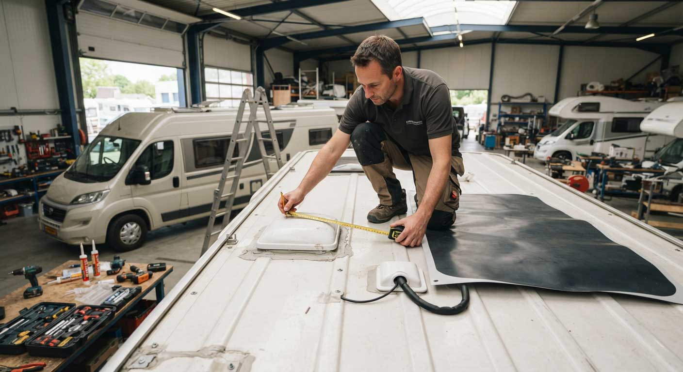 DIY Flexible Solar Panels: A Practical Guide to Building a Solar Setup 2 Preparing an RV Roof for Flexible Solar Panel Installation