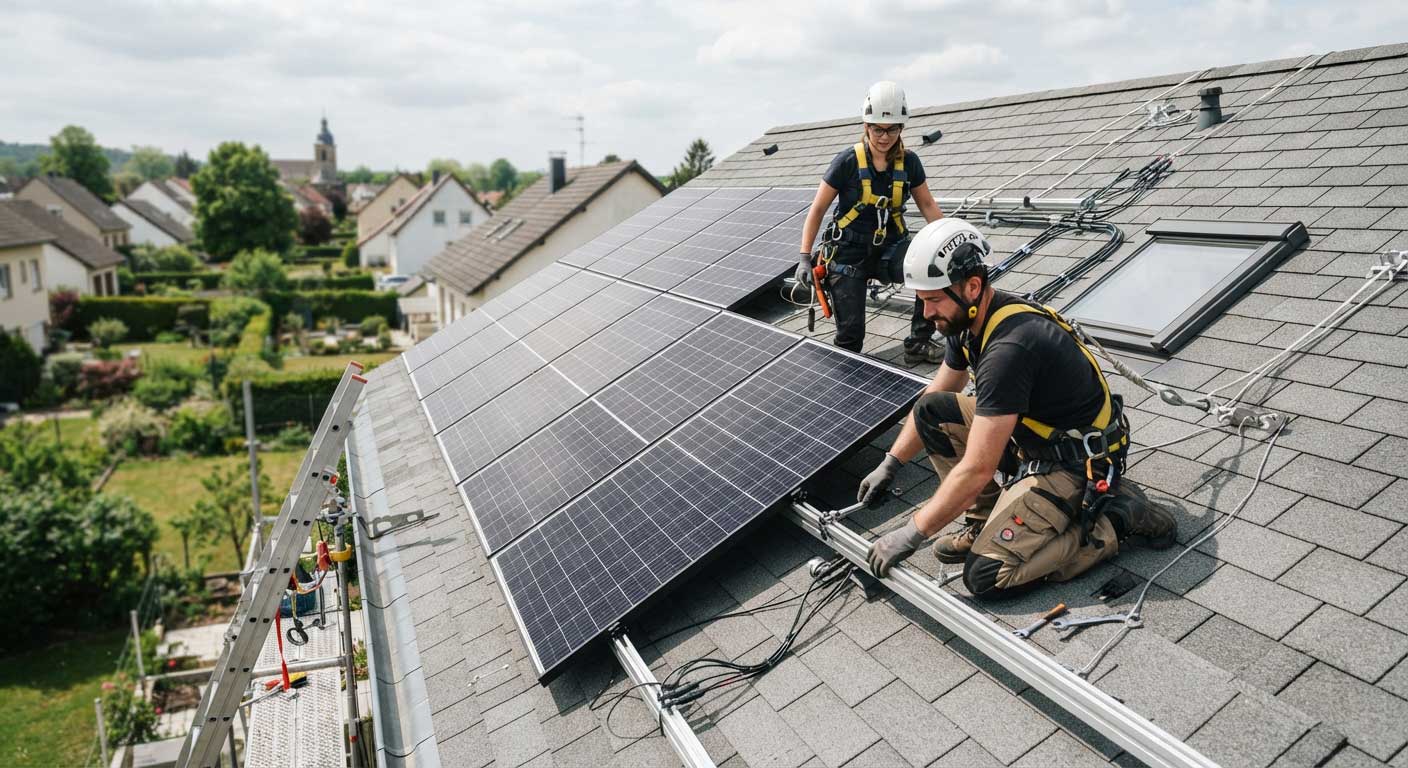 How Do You Install Solar Panels? 1 Professional Rooftop Solar Panel Installation