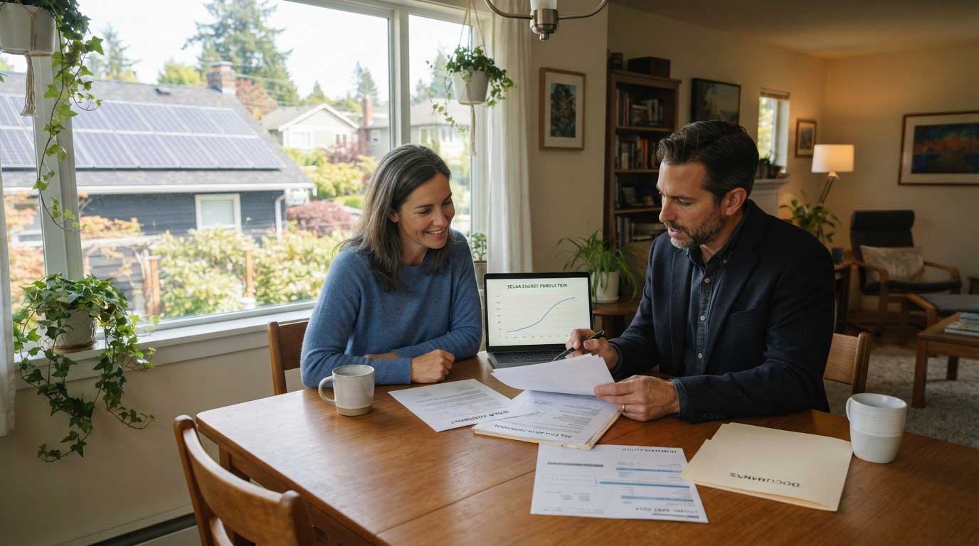 Do Solar Panels Add Value to Your House? 2 Reviewing Solar System Records During a Home Sale