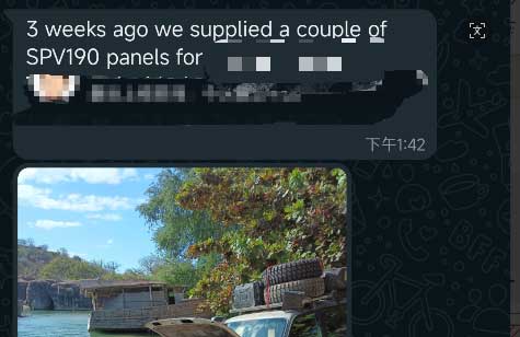 Custom Mono Semi- Flexible Solar Panel 3 SPV190 Flexible Solar Panels Supplied to Customer