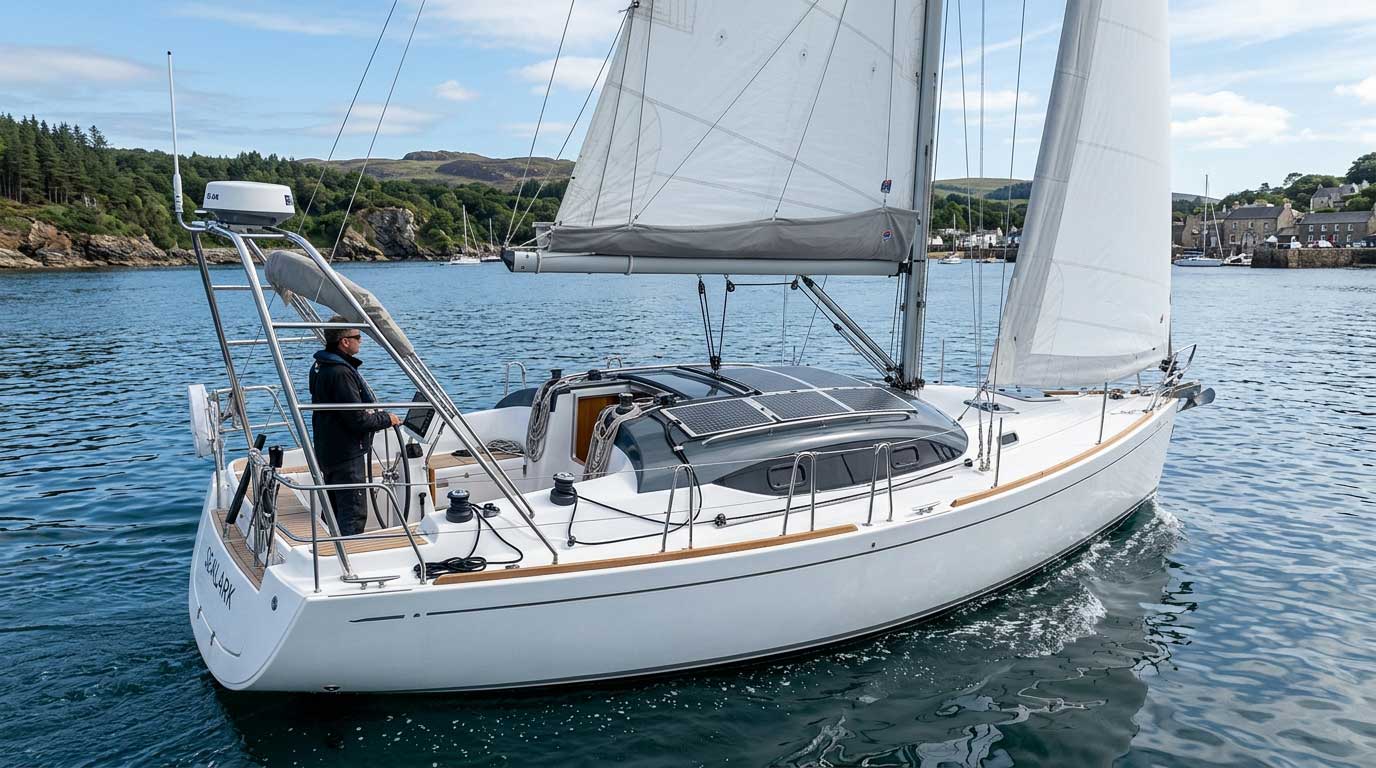 Best Semi Flexible Solar Panel: How to Choose the Right One 2 Semi Flexible Solar Panel Installed on a Yacht 2