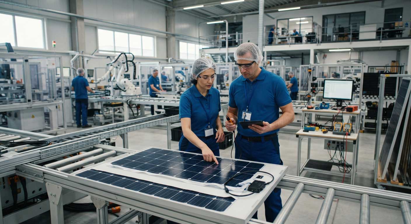 What Are Solar Panels Made Out Of? 2 Solar Panel Manufacturing Materials and Quality Inspection 2