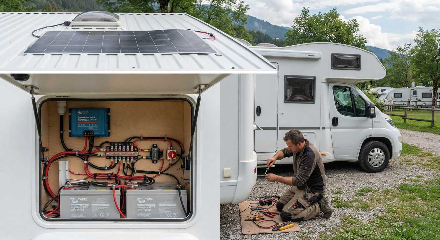 How to Hook Up Solar Panel to Battery? 1 Solar Panel to Battery Connection Diagram for Off Grid Systems 1