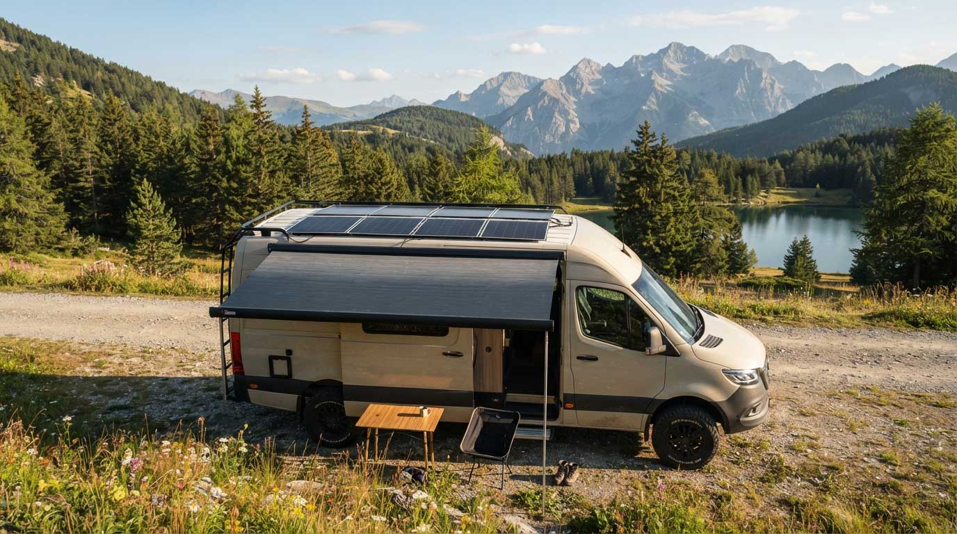 How do solar panels work simple explanation? 2 Solar Panels Generating Power for an RV