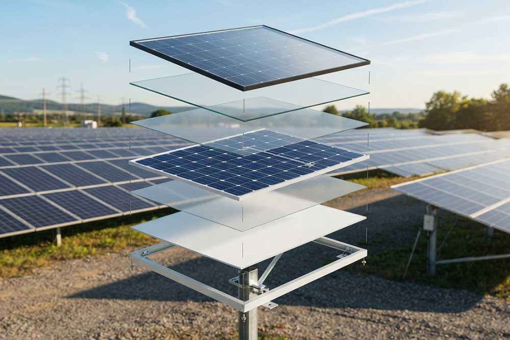 What a Solar Panel Is Made Of?