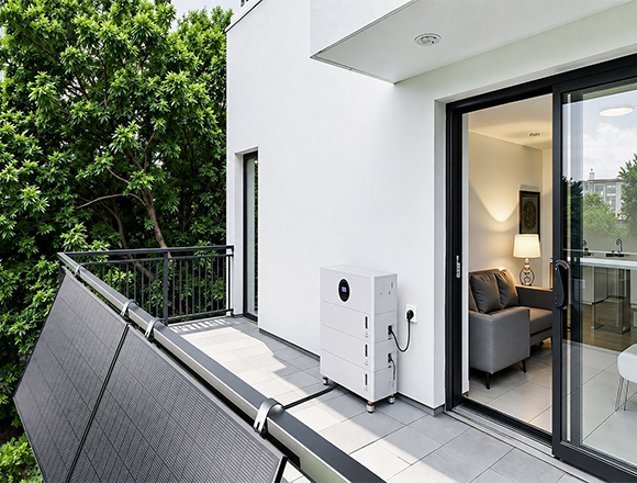 Home Solar and Energy Storage Solutions 4 balcony