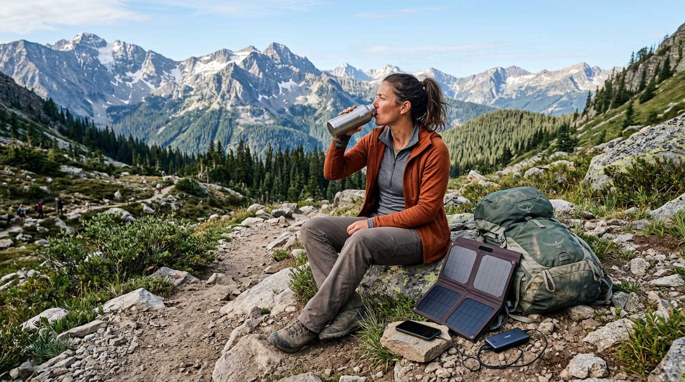 10 Watt Foldable Solar Panel: Uses, Output, and Buying Guide 1 10 Watt Foldable Solar Panel for Hiking and Small Electronics
