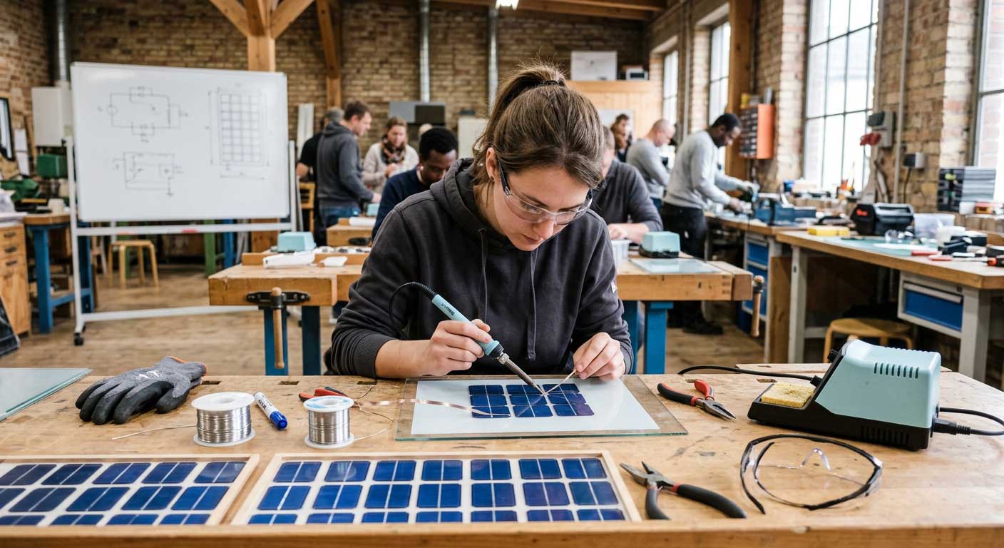 How to make solar panel at home? 1 DIY Solar Panel Assembly With Photovoltaic Cells