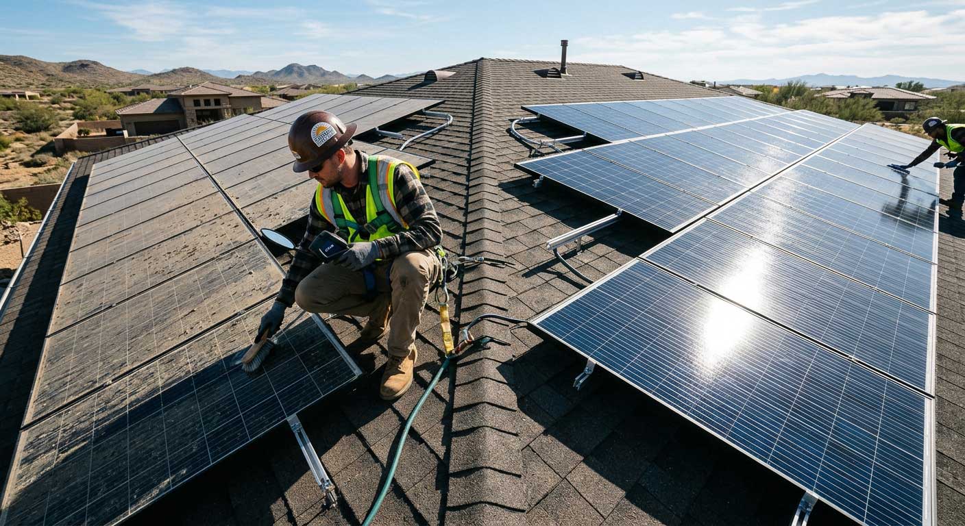 How often should you clean your solar panels? 1 Dirty vs Clean Solar Panels Performance Comparison