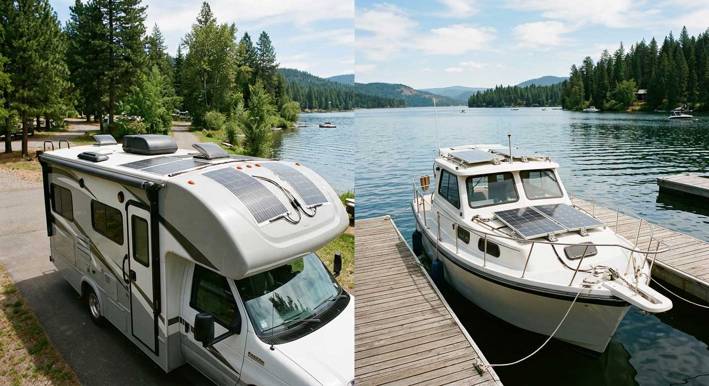 how many watts can a solar panel generate? 2 Flexible Solar Panel Installation on RV and Marine Applications