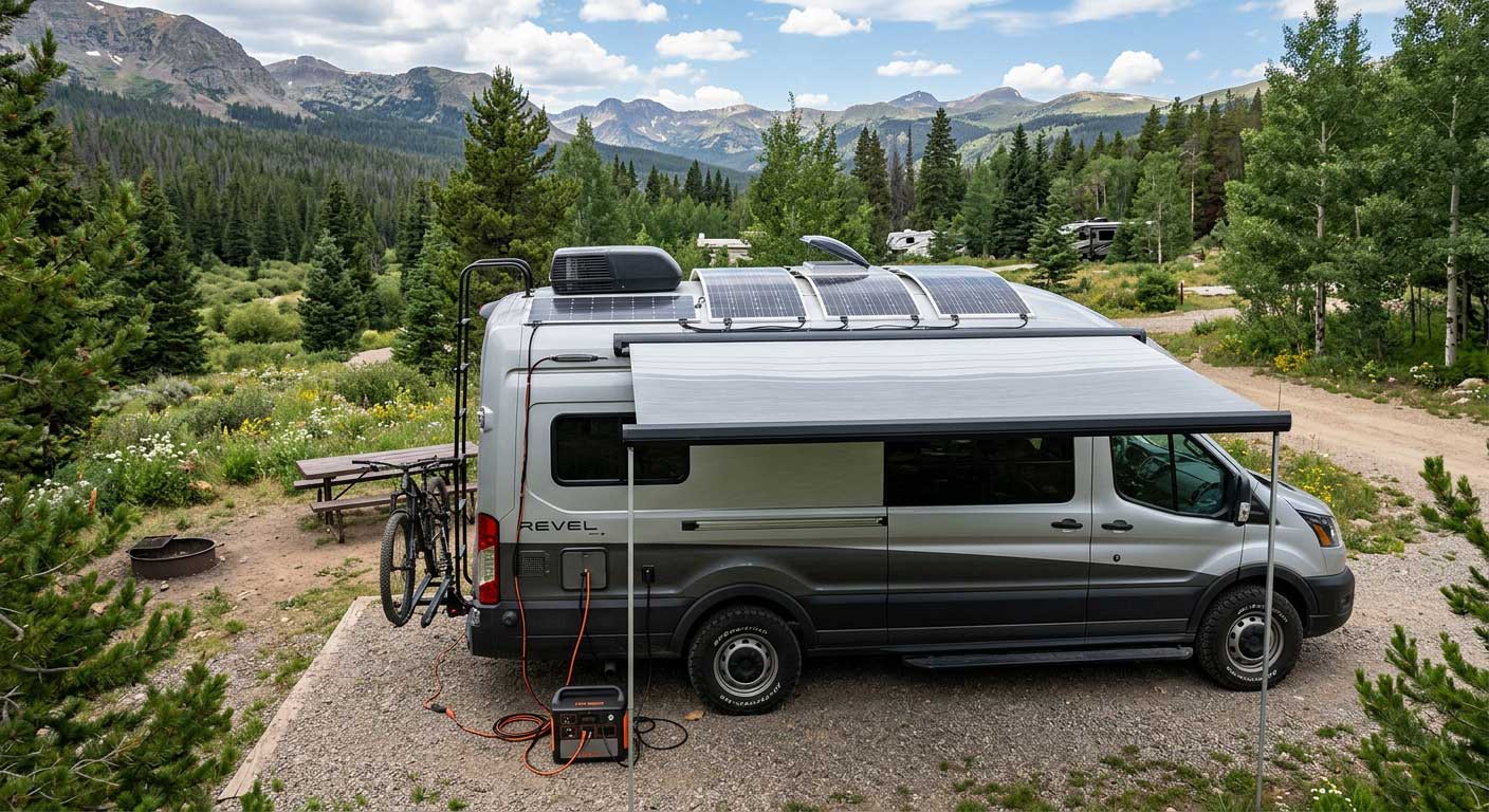 How much energy does solar panels produce? 2 Flexible Solar Panels Generating Energy for RV and Off Grid Systems