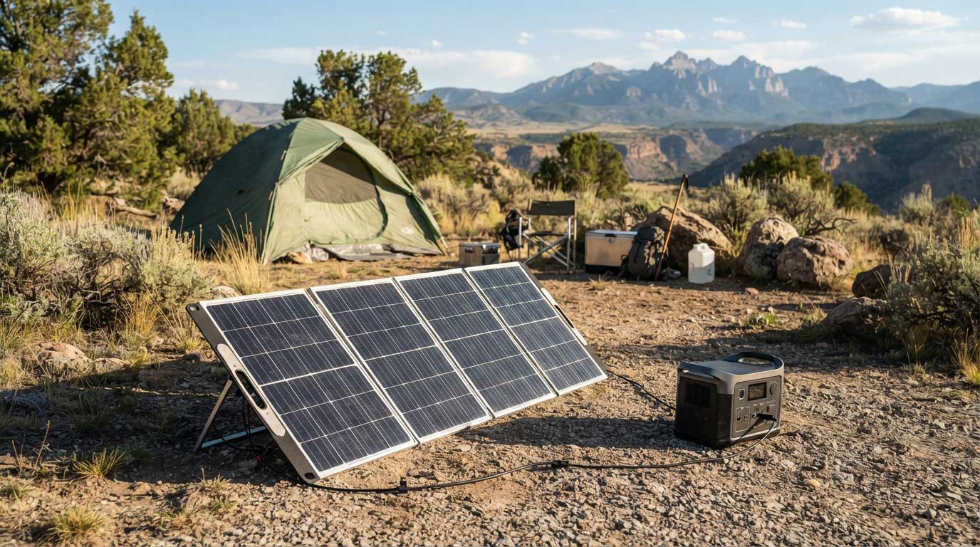 Folding Camping Solar Panels: A Practical Guide to Portable Power 2 Folding Camping Solar Panel Setup for Portable Charging
