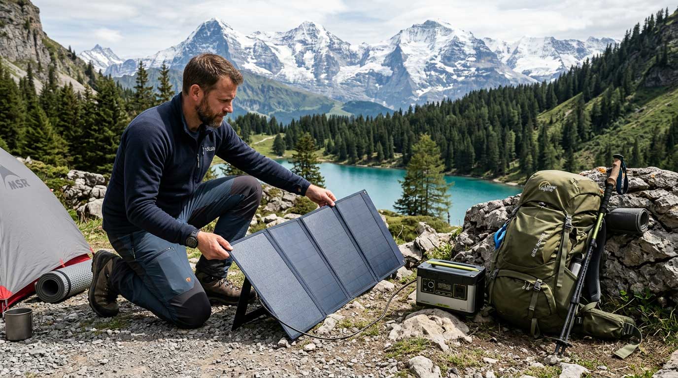 Folding Solar Panel Charger: How to Choose and Use a Portable Solar Charger 1 Folding Solar Panel Charger for Camping and Hiking