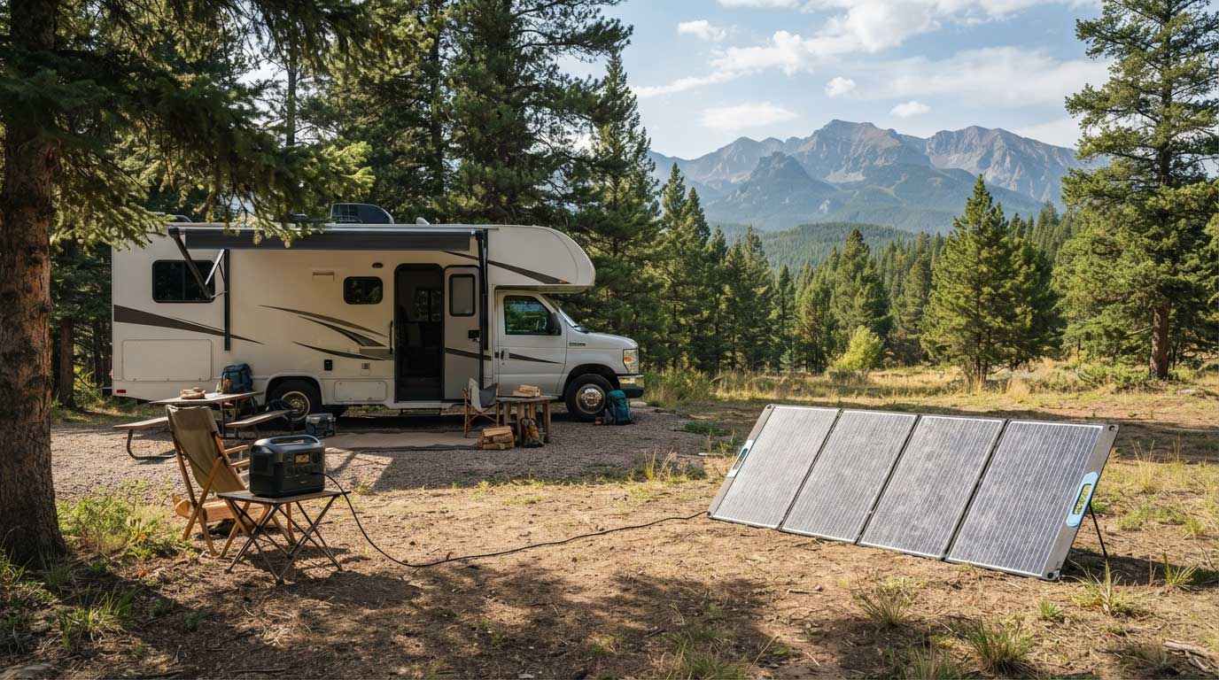 Folding Solar Panels for Camping: A Practical Guide to Portable Power 1 Folding Solar Panels for Camping in Direct Sunlight